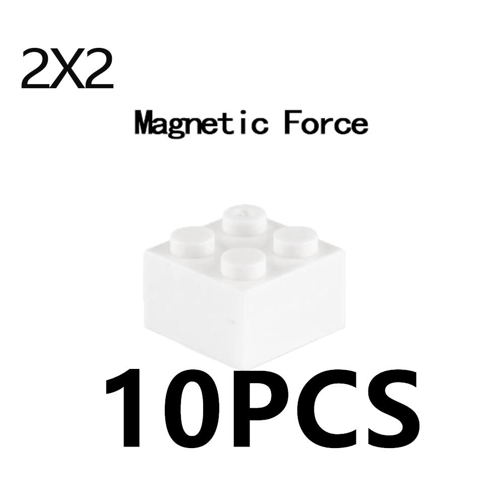 Pixel-Stil Mineral Magnet Welt Magnetische Bausteine Montage Ersatzteile Sensorisches Spielzeug für Kinder DIY Tierwürfel Grundplatte