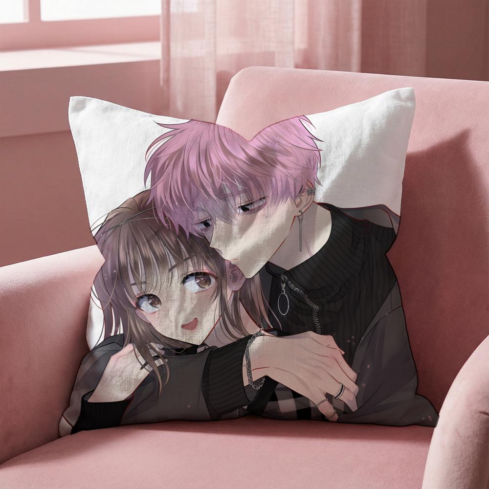 Tamonkun Ima Dotchi Cushion Cover MultiScene Pillow Cover for Home  Car  Reversible Soft  Durable for Daily Use