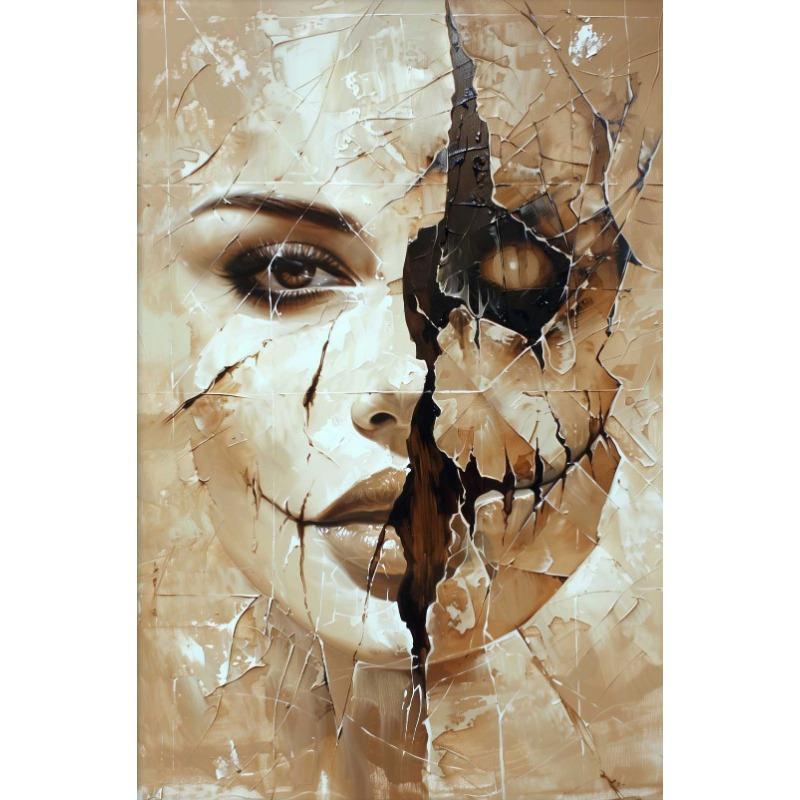 Abstract Horror Skeleton Poster Fantasy Witchy Creepy Festival Canvas Painting Wall Art Halloween Christmas Bedroom Home Decor