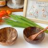 Natural Coconut Bowl Eating Tableware Fork Spoon For Wooden Handmade Coconut Bowls For Dessert Fruit Salad Mixing Rice