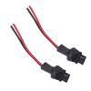 2Pcs Socket Wires Male Adapter Bulb Copper Wiring Harness for Headlight Fog Lamps 12V‑24V