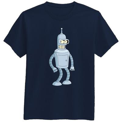 Futurama, Mordimi il mio lucido divertente, Cartone animato anime robotico Bende T-shirt Tee Regalo Nuovo