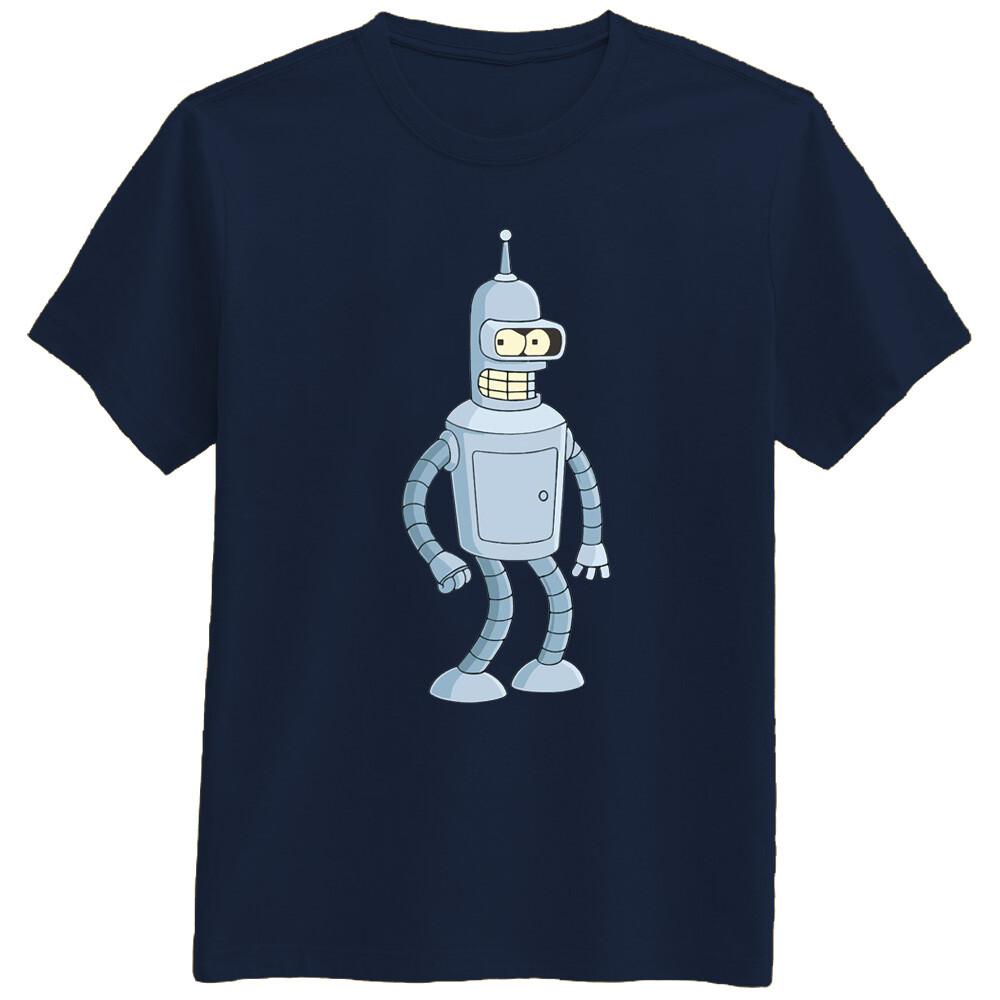 Futurama, Funny Bite My Shiny, Robot cartoon anime Bende T Shirt Tee Gift New 4XL