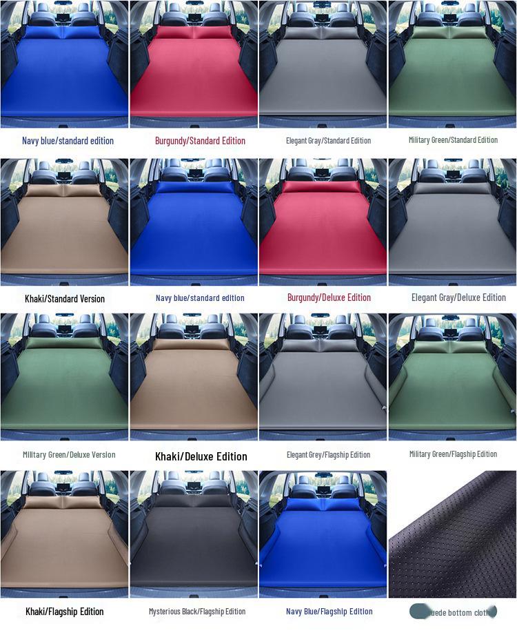 Thickened Travel Car Mattress: SUV Inflatable Bed for Self-Driving Tours