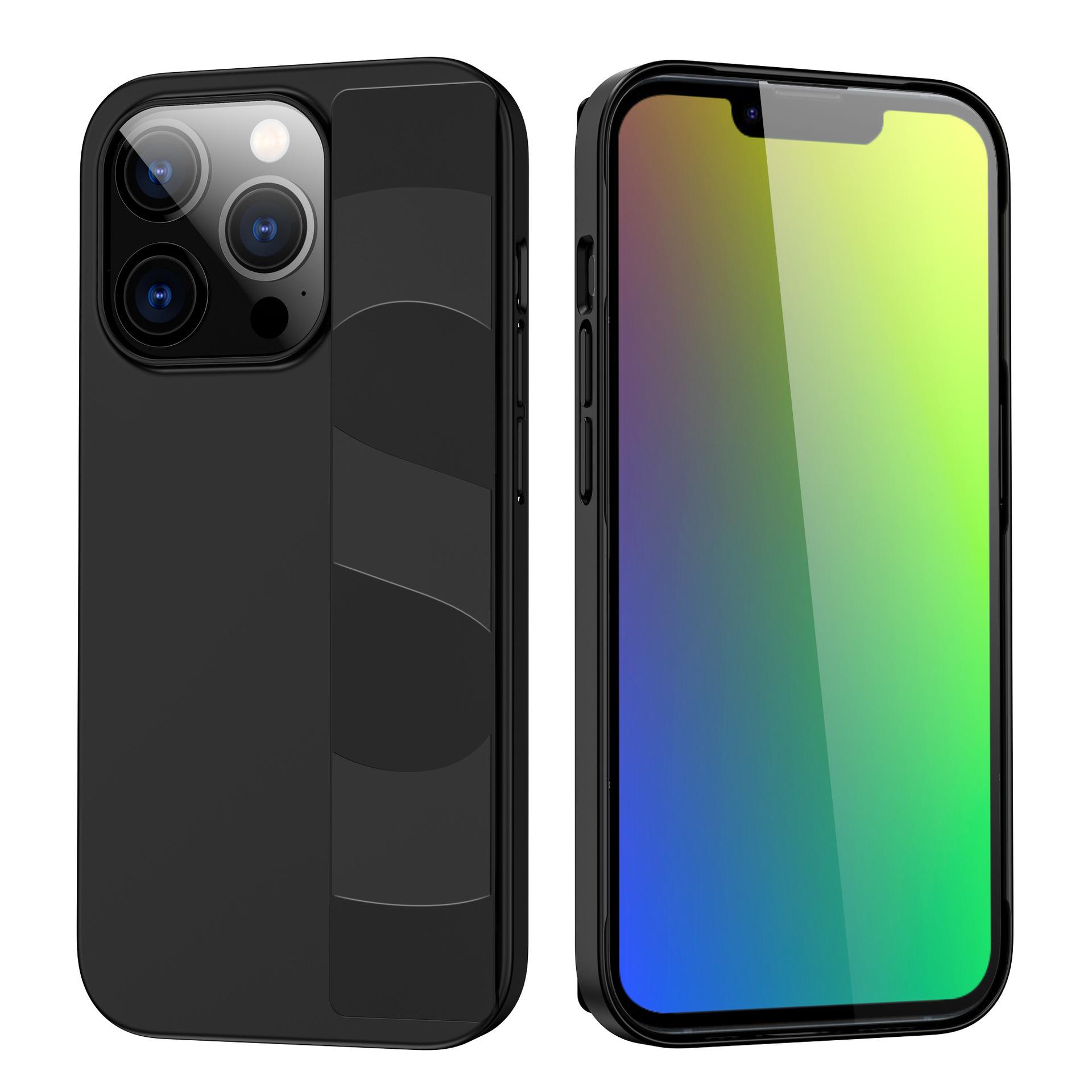 

Чехол-браслет из силикона Apple 16Promax для мобильного телефона, новый чехол для мобильного телефона 15 Skin-Feeling iphone11 чёрный