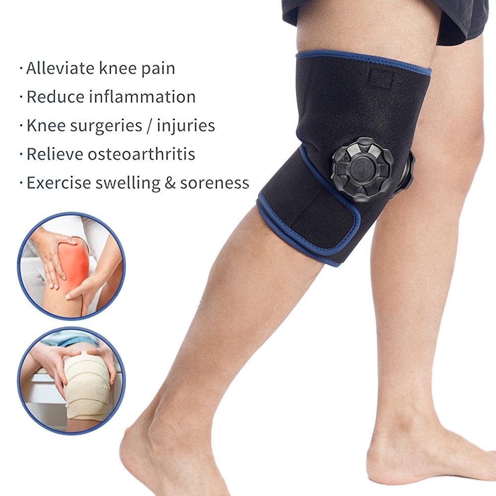 1 Stück Eisbeutel für Knieverletzung Wiederverwendbare Eisbandage mit Kaltkompressionsmanschette um das gesamte Knie für Muskeln, Meniskus
