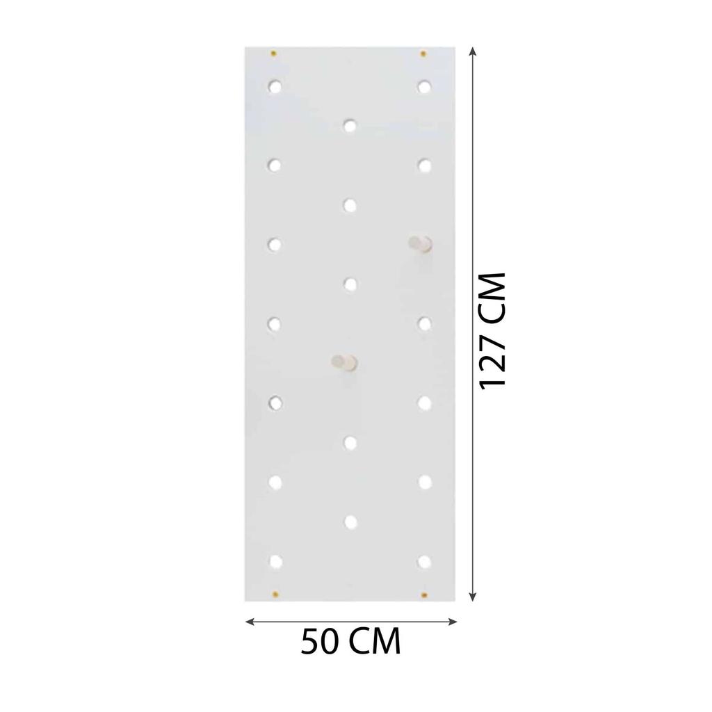 pegboard climbing board - white
