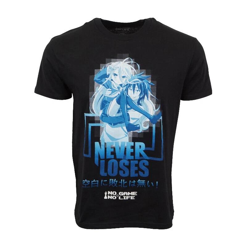 No Game No Life Never Loses Unisexs T Shirt S