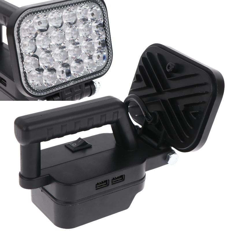 1Pcs Cordless Outdoor Work Fishing Handheld Emergency Tool Led Light For Lithium Battery 3In Portable Spotlight No Battery