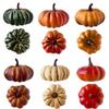 6PCS 1/9PCS Simulation Props Autumn Harvest Fake Pumpkin Thanksgiving Ornaments  Courtyard Display
