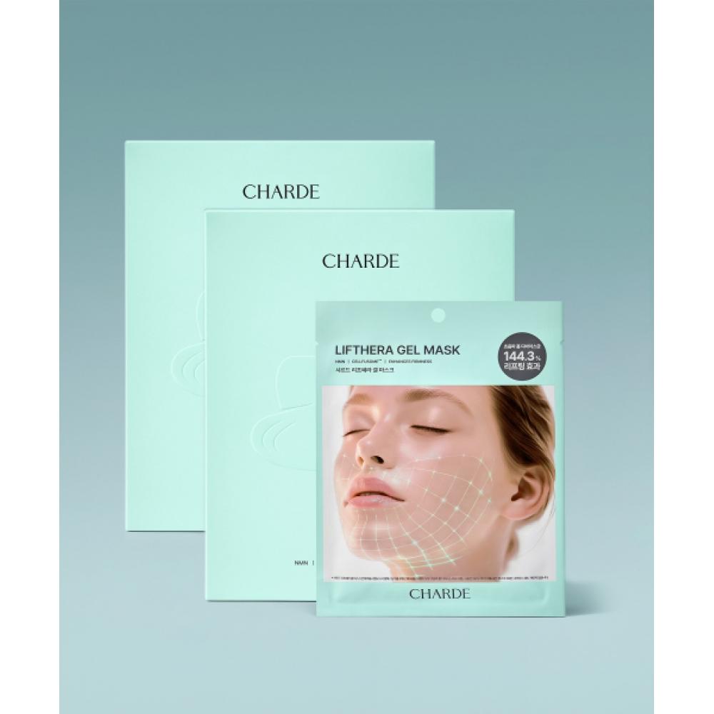 

Charde [2 Pieces] Leaf Cera Gel Mask 1 Box 5 Sheets NONE