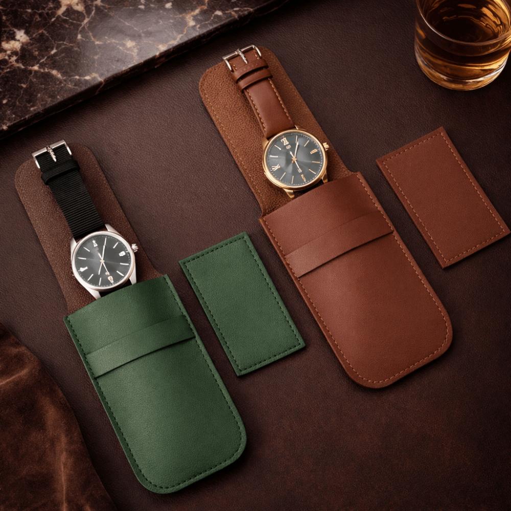 Anti-Scratch Watch Storage Bag PU Jewelry Bags Fashion Watch Placement Bag  Travel