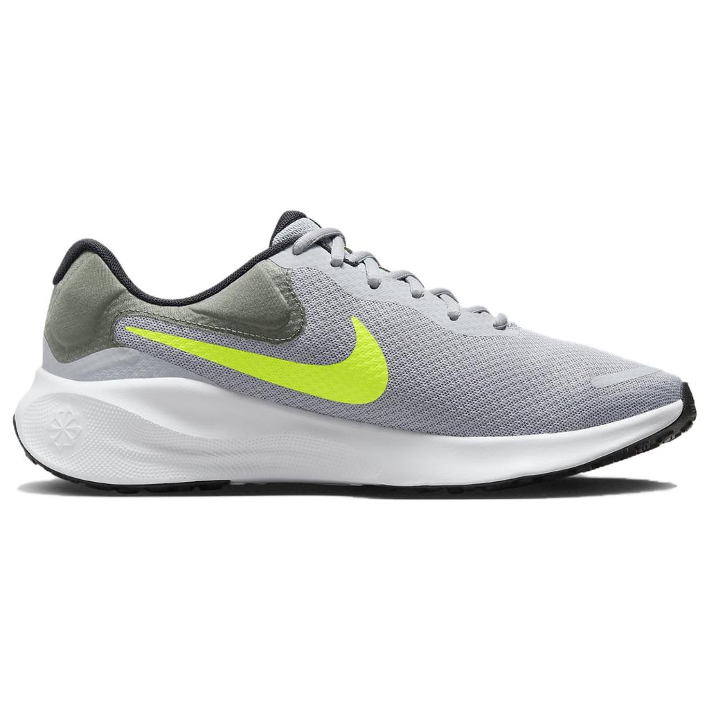 Nike Revolution 7 Wolf Grey Smoke Grey Black Volt Running Shoes FB2207-002