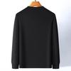 Futing Men's Tencel Lyocell Blend Crew Neck Knit Sweater