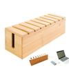 Holz Kabelmanagement Box Kabelspeicher Organizer Verlängerungskabel Verstecker Drahtspeicherbox Schreibtisch Boden Aufräum Lösung Kabelorganizer