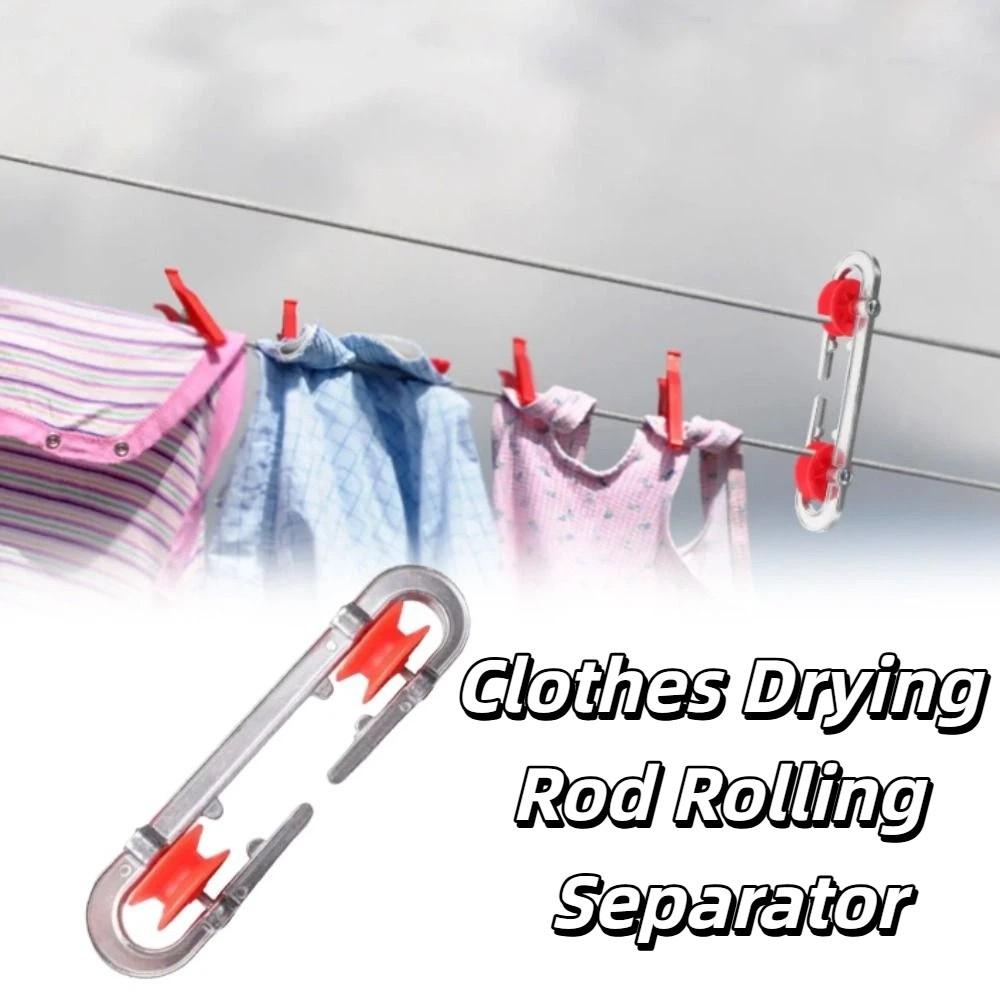 Heavy Duty Clothesline Separator Aluminum Plastic Clothesline Spreader Clothesline Pulley Balcony