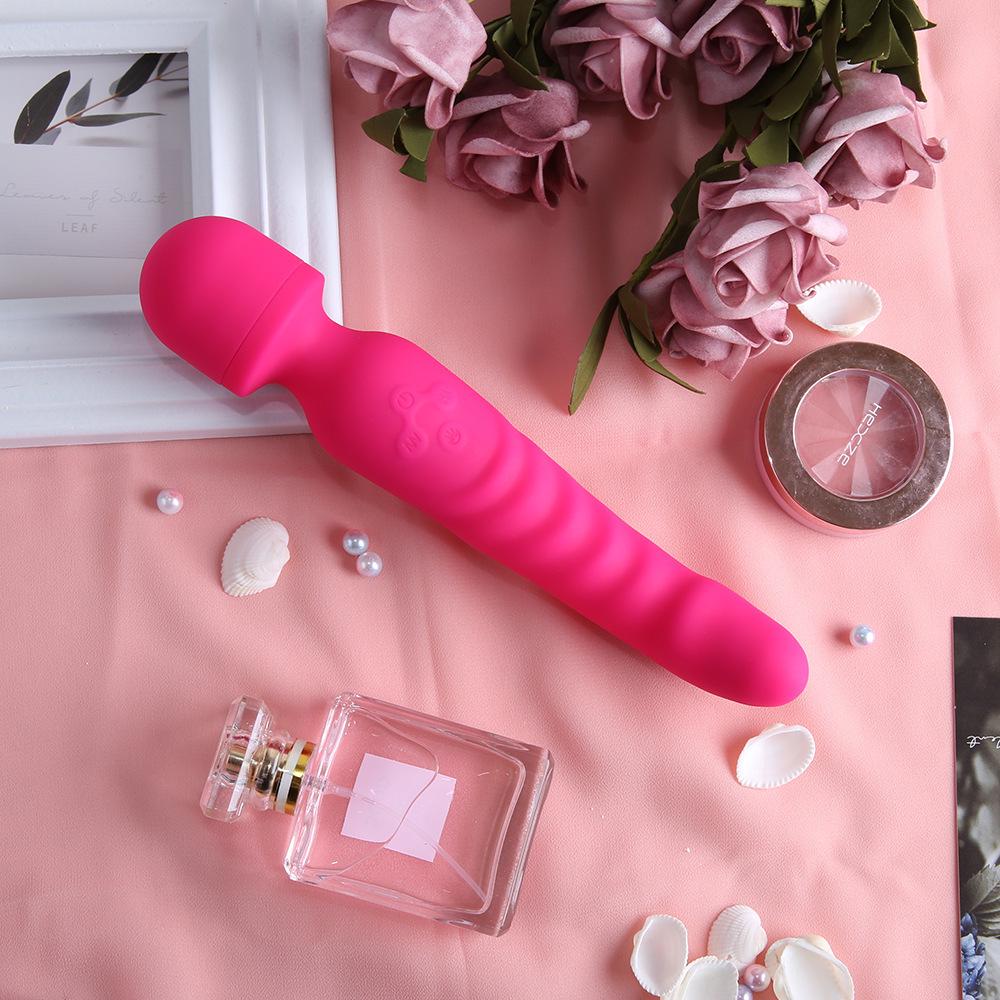 Rechargeable Dual-Motor Silicone Vibrator for Women with Multi-Frequency & Heating