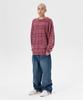 MAHAGRID Washed Stripe Knit Pink(Mg2Esmk600A)