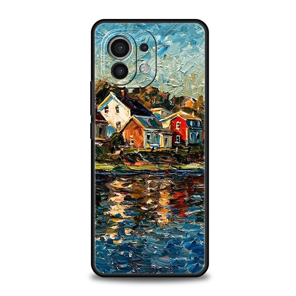 Phone Case For Xiaomi 13 12 11 Lite 12T 11T 10T 9T Mi Poco M4 M3 X4 X3 Pro F4 F3 GT 5G Cover Shell Coque Van Gogh Oil Painting