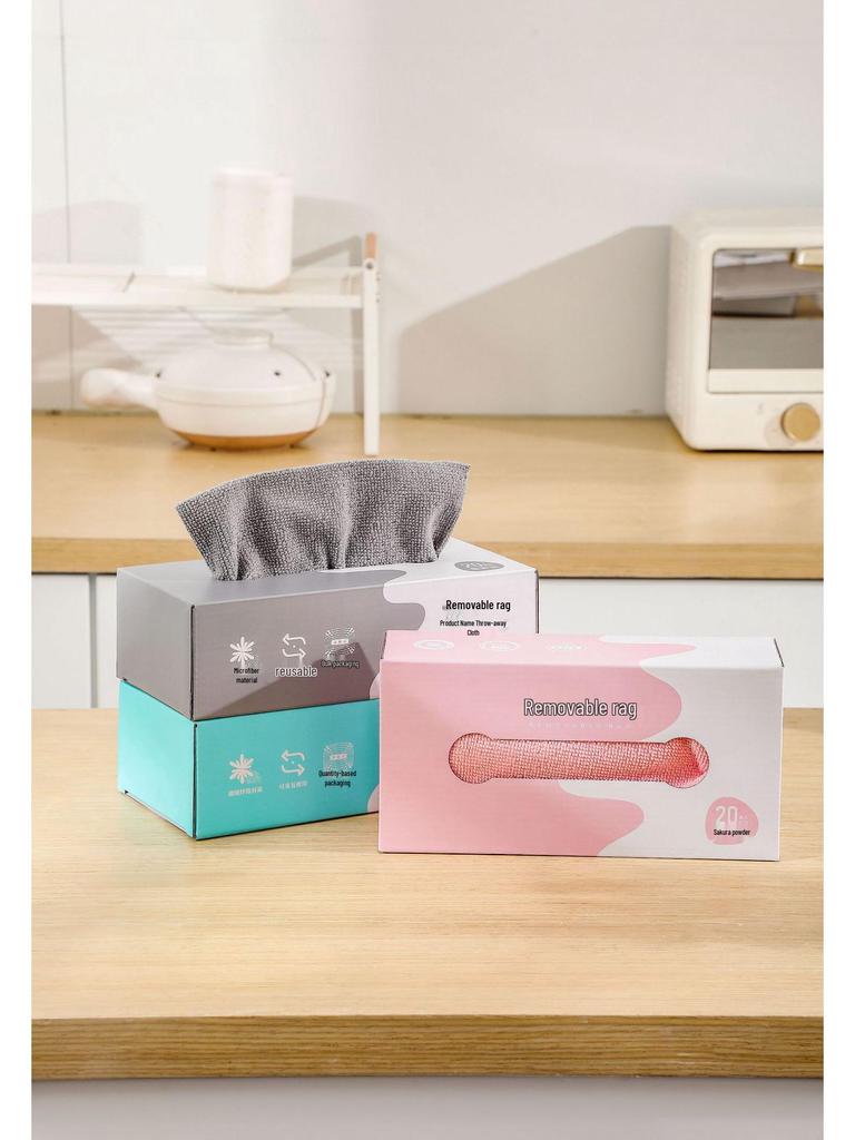 Pano de Limpeza Retrátil Multifuncional - Durável, Não Solta Fiapos para Uso na Cozinha