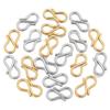 30Pcs Stainless Steel Letter S End Clasps Hooks 7X13mm Bracelet Necklace Chain Connectors Buckle For Jewelry Making Accessories