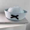 Fashion UV Protection Sailor Hat Bow Cute Navy Hat Summer Casual Sun Hat