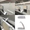 White RV Camper Trailer Baggage Door Clip for Exterior Entry, Hatch, Interior Cabinet