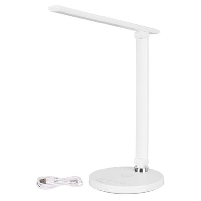 מנורת שולחן LED רב-תכליתית 5 מצבים דימר רציף שליטת מגע מנורת שולחן לעבודה קריאה