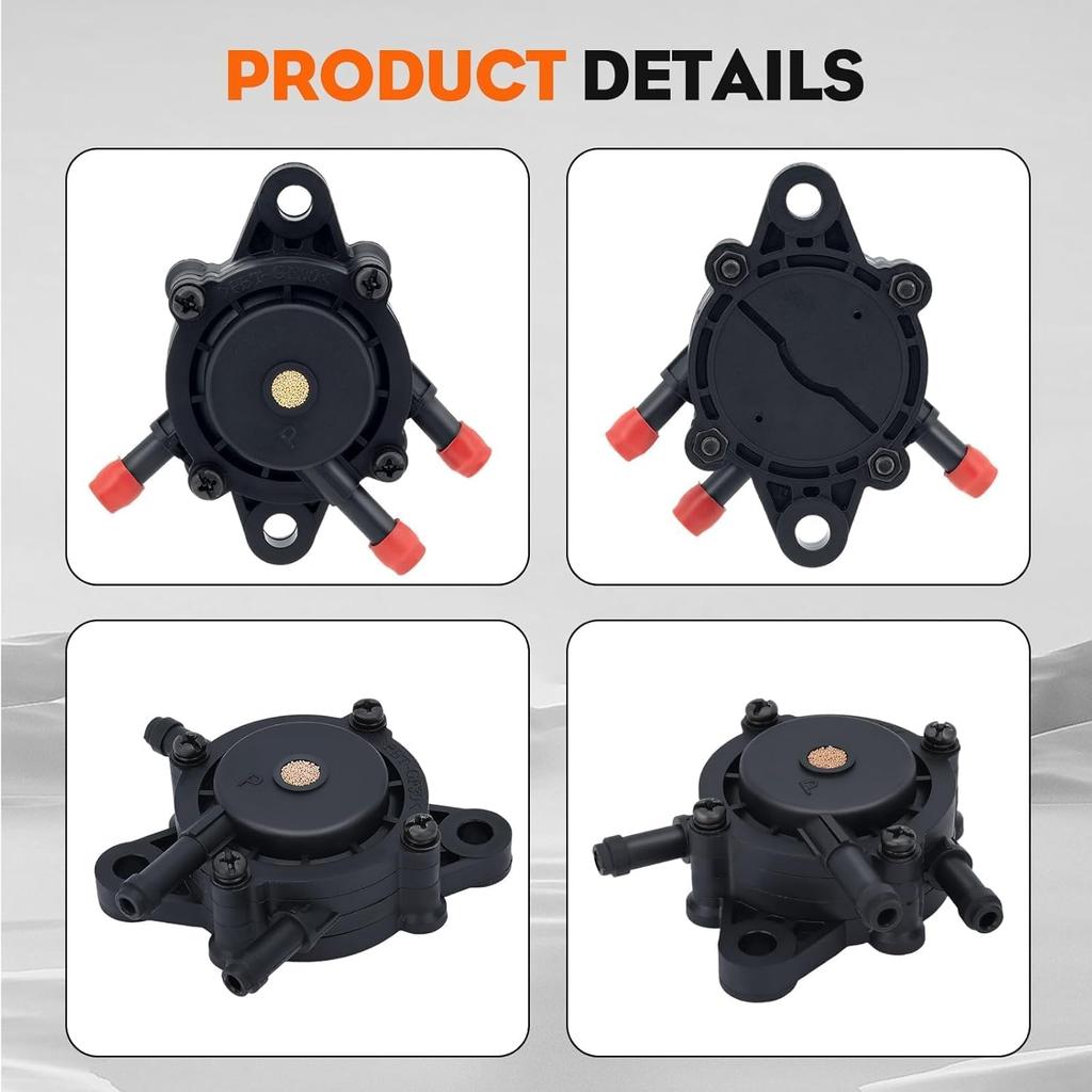 HIPA 24 393 04-S 24 393 16-S Fuel Pump Compatible With Kohler CH17-CH25 CV17-CV25 CH730-CH740 CV730-CV740 17HP-25HP Small Engine Fuel Pump Lawn Mower