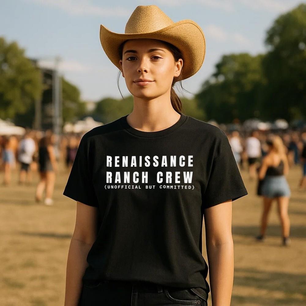

Renaissance Ranch Crew T-Shirt Womens Unisex Ladies Fancy Dress Country Music 2XL