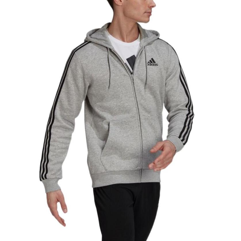 Adidas Jackets Men's Gray Hooded Moderate Other HB0041
