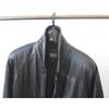Sawafuji Coat Hanger, Black, 68mm Shoulder Thickness, Made In Japan, Shape-Retaining, Stylish, Space-Saving, Wall-Mounted, Rotating, for Leather Jacke