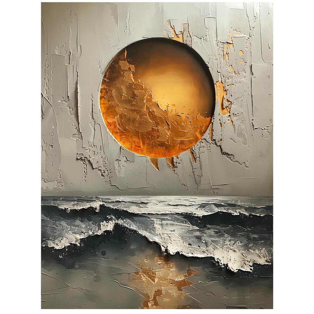 Golden Horizon Golden Horizon, 30X40 Cm, Frameless, Matte Paper 230 Gsm