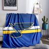 Louis Blues Eishockey Team Wirft Decke Flanelldecken Plüsch für Sofa Bett Geschenke für Männer Frauen Reise Picknickdecke Weihnachtsgeschenke für Fans