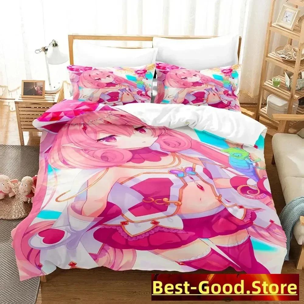 2023 Pink Neneka Bedding Set Single Twin Full Queen King Size Bed Set Adult Kid Bedroom Duvetcover Sets Anime Parure De Lit Bed