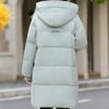 Middle Age Women Winter Long Down Jackets Vintage Plus Size Parkas Hooded Elegant Thick Warm Down Coats Woman Outerwears
