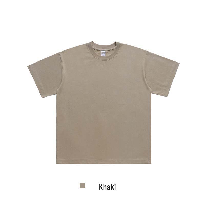 300G Oversized Heavyweight US Crew Neck Short Sleeve Pure Cotton T-Shirt