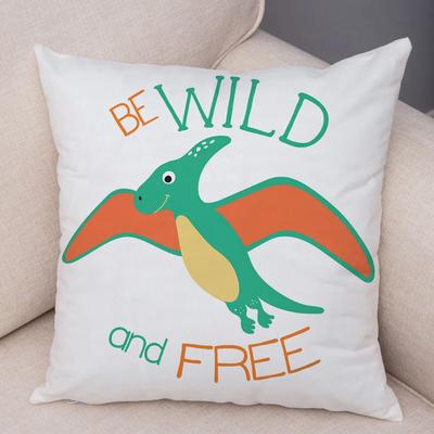 Mielas Juros periodo dinozauras Pagalvės užvalkalas Dekoratyvinis animacinių gyvūnų pagalvės užvalkalas Vaikų kambarys Sofa