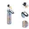 Misting Bottle 500ml 2 in 1 Mist & Sip Insulated Portable Spray Water for Outdoor Gym Soccer