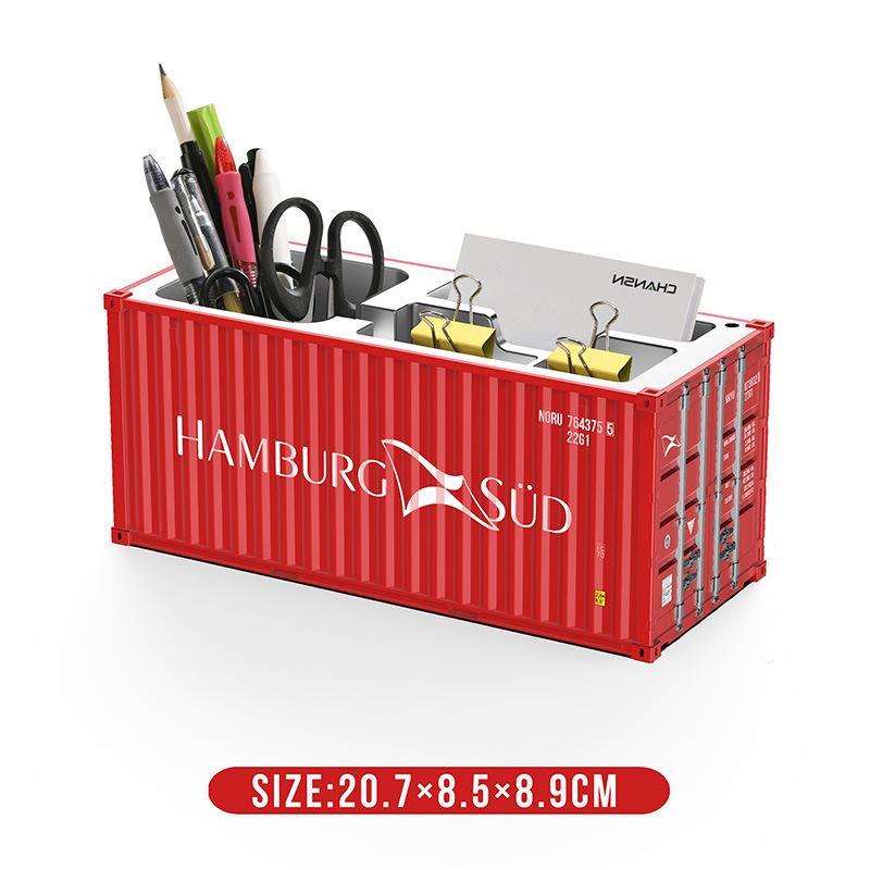 Mini 1:30 Scale Desktop Pen Holder & Business Card Storage Box with Custom Logo