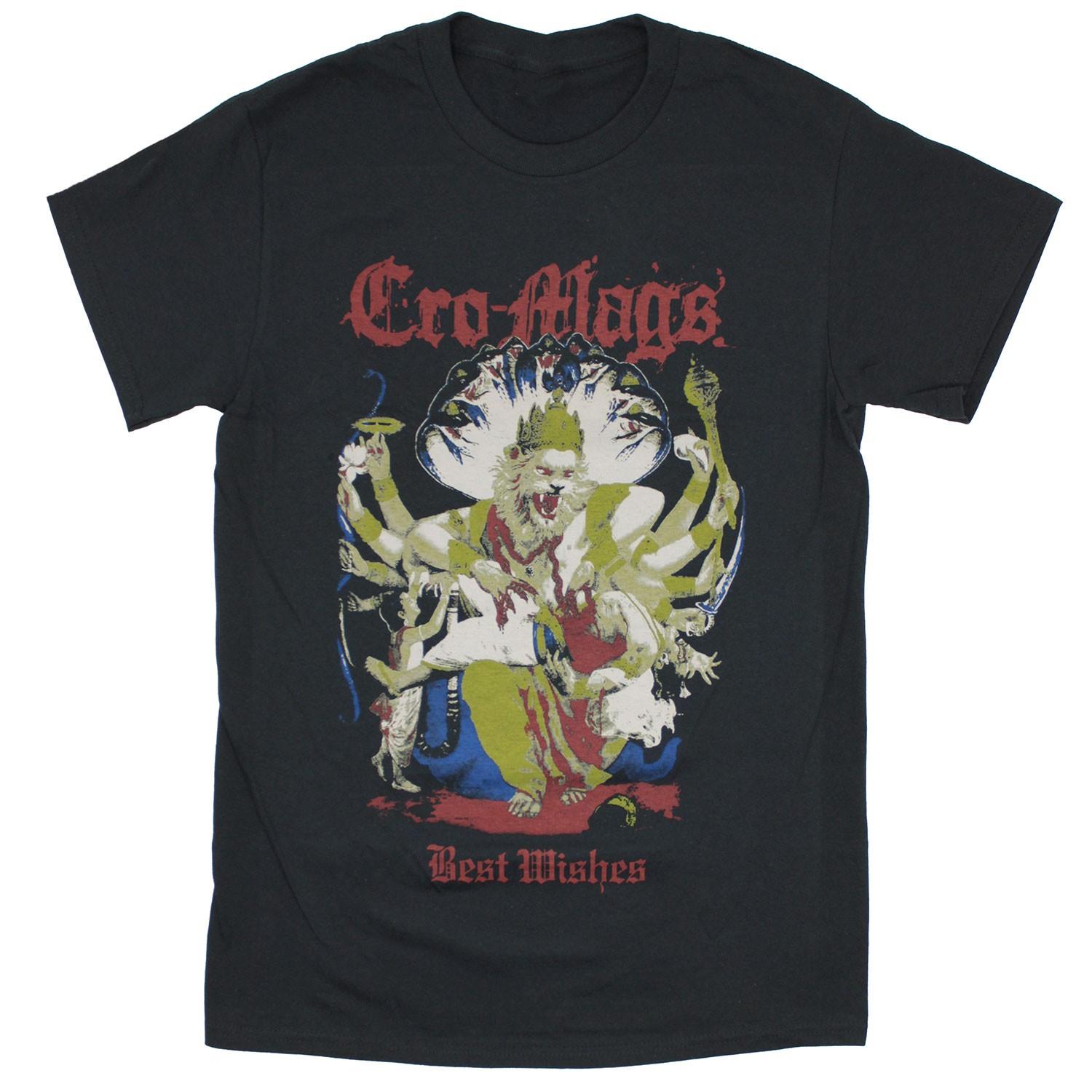 Men s Cro-Mags Down But Not Out 89 Best Wishes T-shirt XX-Large Black M