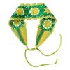 Fascia in maglia floreale estiva Turbante elasticizzato Fascia per capelli con fiore all'uncinetto Copricapo Bandane Per Ragazze Donne Accessori per capelli