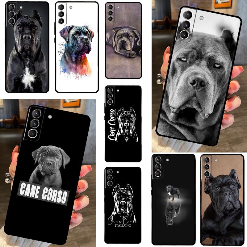 Cane Corso Italian Mastiff Dog Phone Case For Samsung Galaxy S23 Ultra Plus S21 S22 Ultra S20 FE S9 S10 Note 10 20 Ultra