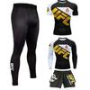 MMA Boxing Training Suit Set Men Women Lightweight Spandex Gym Fighting Wear With Short Sleeve Top Pants