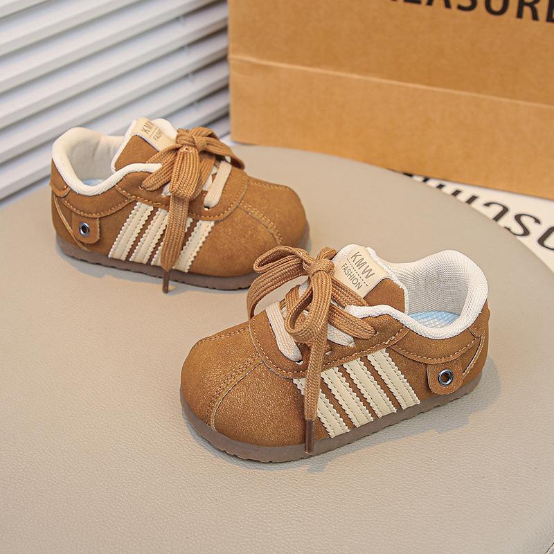 Two-year-old Girl Casual Shoes Baby Shoes Spring and Autumn Lightweight Single Shoes Children Soft Baseplate Shoes Moral Training Shoes Classmate Tide