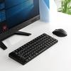 Sanwa Direct Wireless Keyboard Mouse Set Compact Tenkeyless Silent Mouse (5 Buttons) Black 400-SKB052
