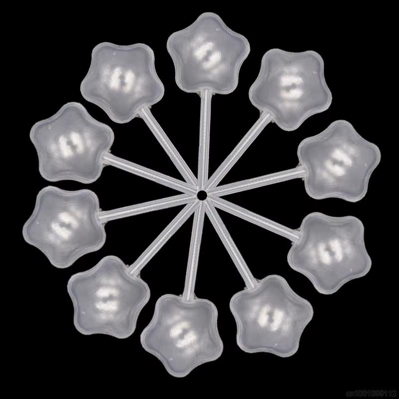 50PCS 4ml Disposable Jam Dropper Plastic Squeeze Transfer Pipettes for Cupcakes Sauce Dropper Dessert Stuffed Cake Decoration звезда