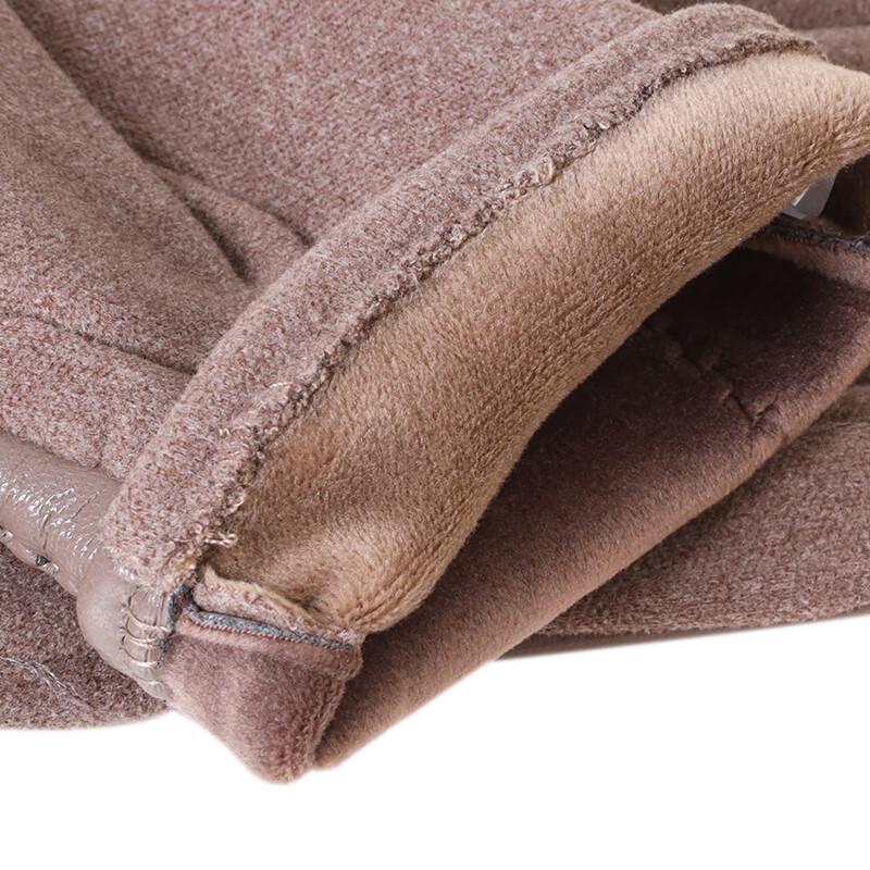 ELSYALN A-F723 Luxury Touchscreen Soft Leather Gloves