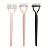 Stainless Steel Eyelash Comb & Eyebrow Brush Dense Teeth for False Lashes & Natural Brows Makeup Tool