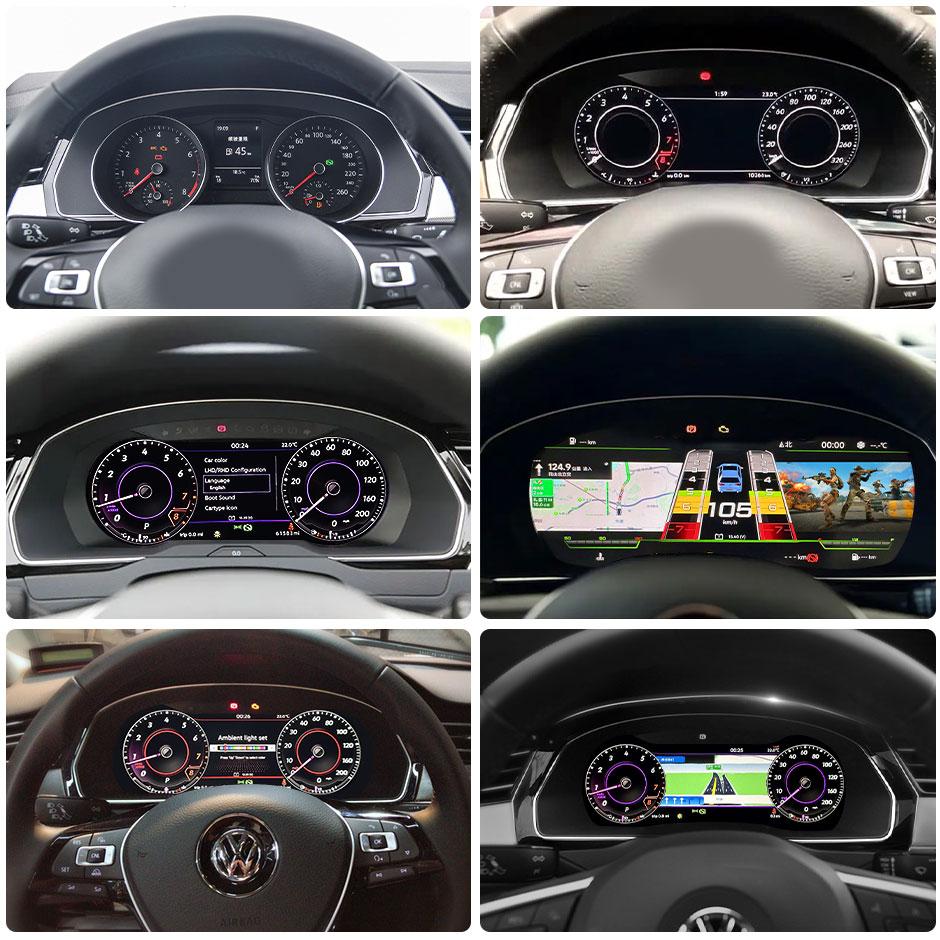 12.5 Inch Digital Dashboard Panel Virtual Instrument Cluster CockPit LCD Speedometer Monitor For VW Magotan Arteon CC Passat B8